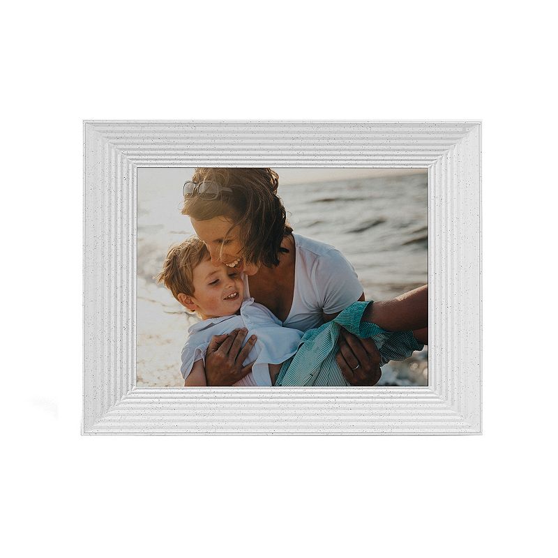 Aura Frames 9-Inch Mason Digital Photo Frame, White
