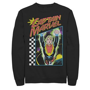 Men's Marvel Captain Marvel Vintage Poster Sweatshirt