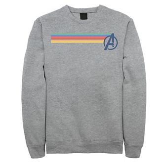 Men's Marvel The Avengers Rainbow Colors Classic Logo Fleece
