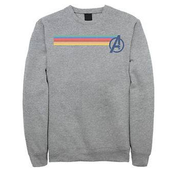 Men's Marvel The Avengers Rainbow Colors Classic Logo Fleece