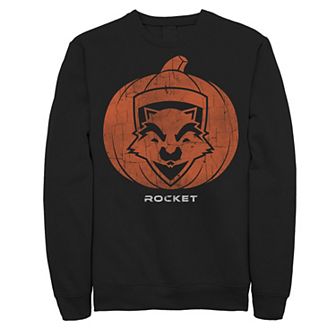 Men's Marvel Rocket Pumpkin Carving Sweatshirt Sweatshirt