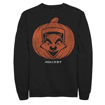 Men's Marvel Rocket Pumpkin Carving Sweatshirt Sweatshirt