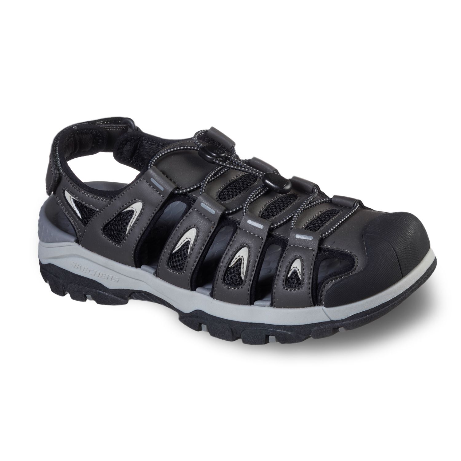 skechers men's closed toe sandals