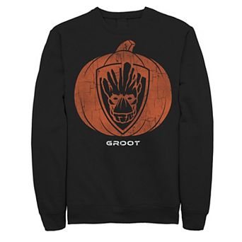 Men's Marvel Guardians Groot Pumpkin Halloween Sweatshirt
