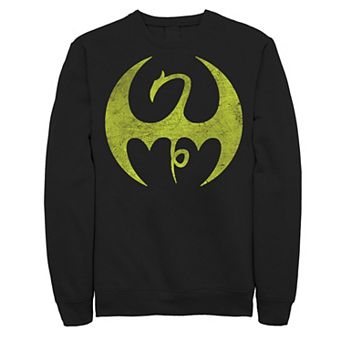 Men's Marvel Iron Fist Distressed Dragon Logo Sweatshirt
