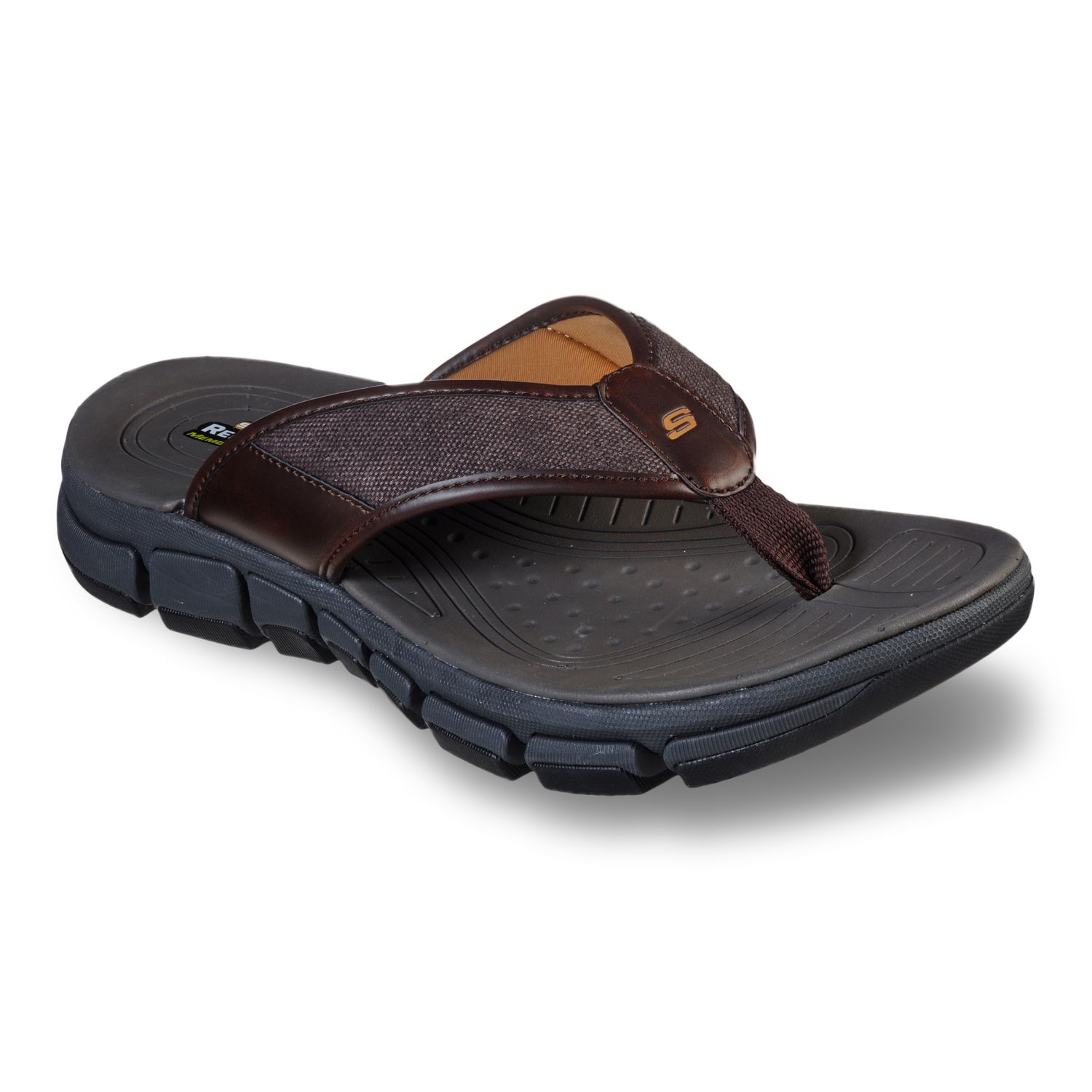 Skechers relaxed fit mens flip outlet flops