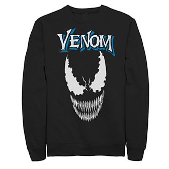 Men's Marvel Venom Face Close Up Fleece