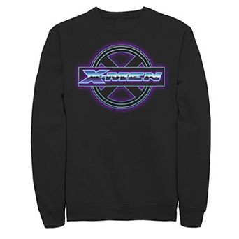 Men's Marvel X-Men Retro Bright Neon Logo Sweatshirt