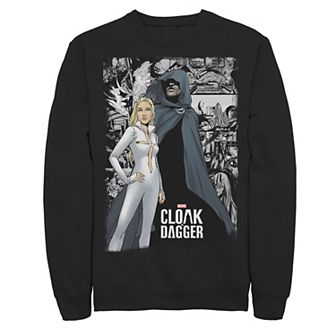 Men's Marvel Cloak & Dagger Comic Panel Sweatshirt