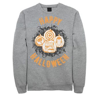 Men's Marvel Avengers Happy Halloween Pumpkins Sweatshirt