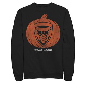 Men's Marvel Guardians Star-Lord Pumpkin Halloween Sweatshirt