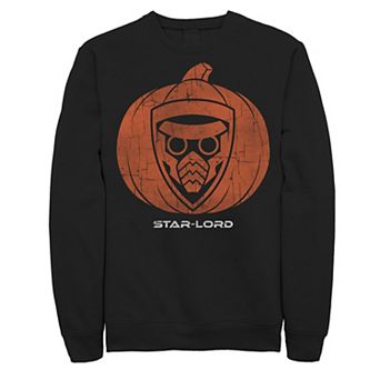 Men's Marvel Guardians Star-Lord Pumpkin Halloween Sweatshirt