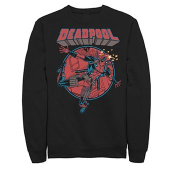 Men's Marvel Deadpool Falling Dummy Fleece