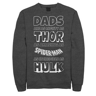 Men's Marvel Avengers Father's Day Dad Traits Fleece
