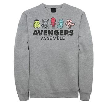Men's Men's Marvel Avengers Assemble Kawaii Characters Sweatshirt Sweatshirt