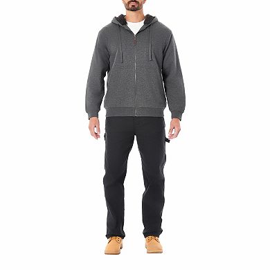 Men's Smith's Workwear Sherpa-Lined Fleece Jacket