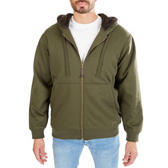 Men's Smith's Workwear Sherpa-Lined Fleece Jacket