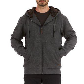Men's Smith's Workwear Sherpa-Lined Fleece Jacket