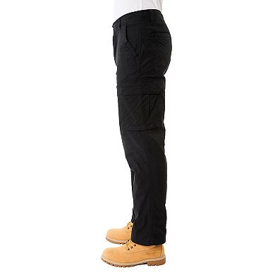 Men's Smith's Workwear Stretch Fleece-Lined Canvas Cargo Pant