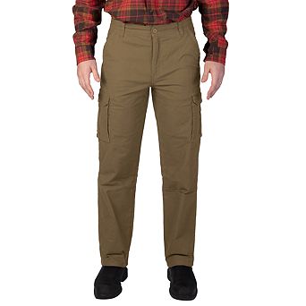 Men's Smith's Workwear Stretch Fleece-Lined Canvas Cargo Pant