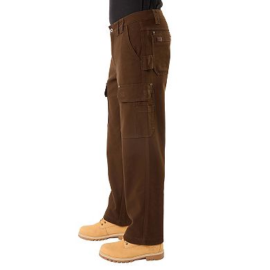 Mens Smith's Workwear Duck Canvas Gusset Utility Cargo Carpenter Pants