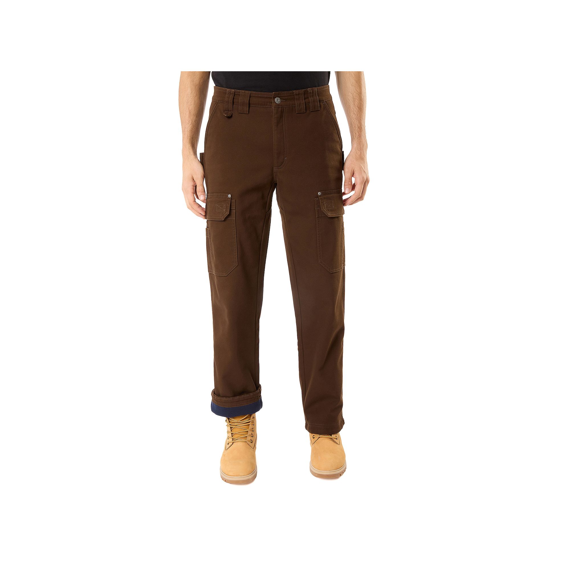 Mens Smiths Workwear Duck Canvas Gusset Utility Cargo Carpenter Pants, Men