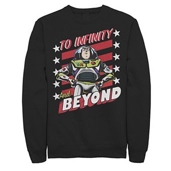 Disney / Pixar's Toy Story Buzz Lightyear Men's Infinity & Beyond Poster Sweatshirt