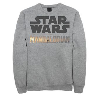 Men's Star Wars The Mandalorian Show Logo Stack Sweatshirt