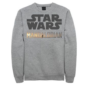 Men's Star Wars The Mandalorian Show Logo Stack Sweatshirt
