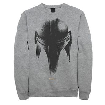 Men's Star Wars The Mandalorian Metallic Helmet Sweatshirt