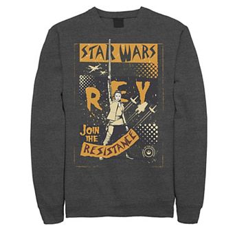 Men's Star Wars: The Last Jedi Rey Propaganda Sweatshirt