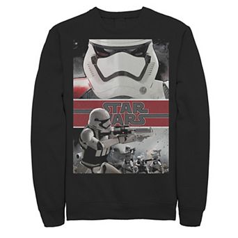 Men's Star Wars Stormtrooper Red Banner Collage Poster Sweatshirt