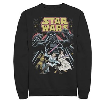 Men's Star Wars Vintage Classic Comic Book Sweatshirt