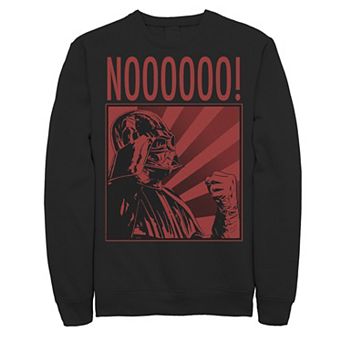 Men's Star Wars Darth Vader Noooooo Poster Sweatshirt