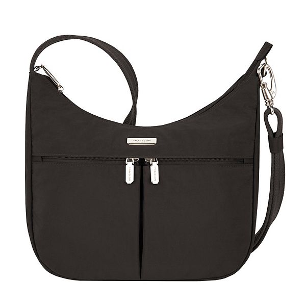 Travelon Anti-Theft Essentials East/West Hobo Bag - Black