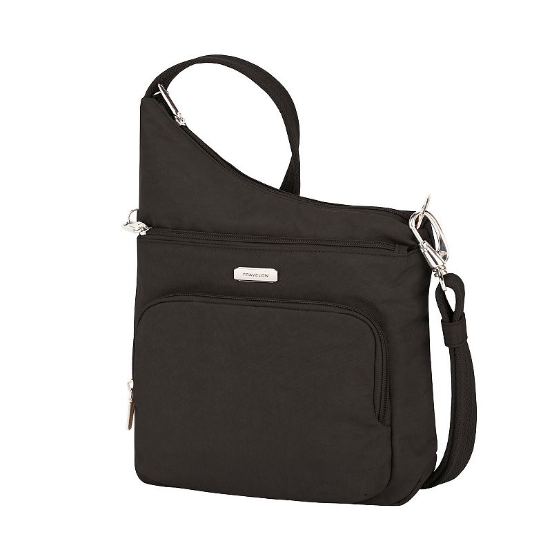 Travelon Anti-Theft Essentials North/South Crossbody Bag, Black