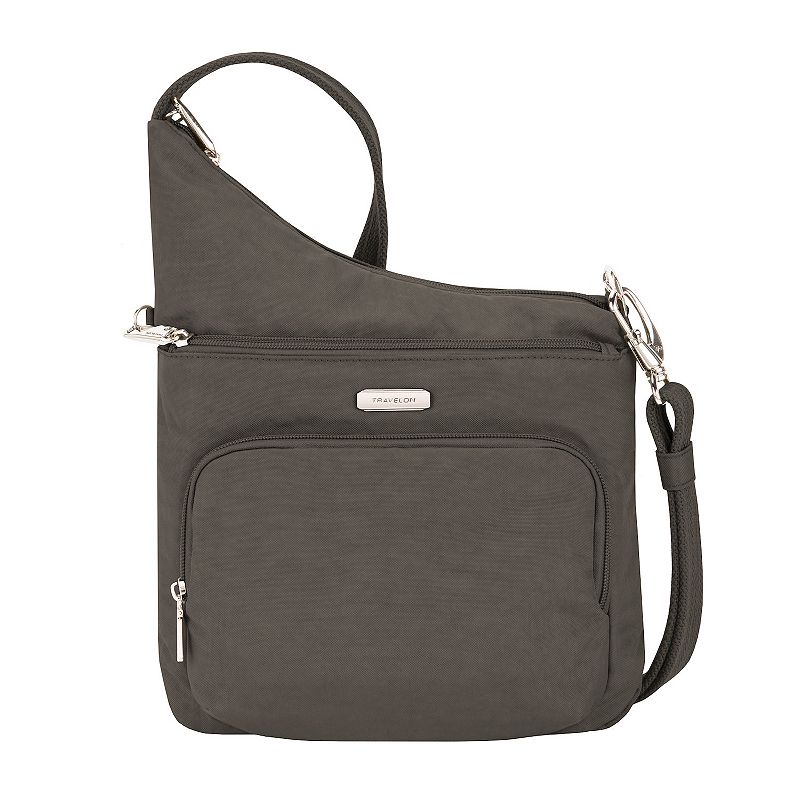Travelon Anti-Theft Essentials North/South Crossbody Bag, Grey