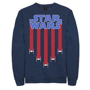 Men's Star Wars TIE Fighter American Flag Fleece