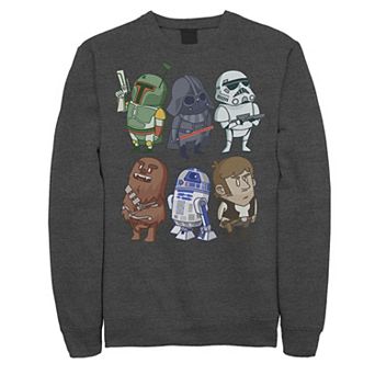 Men's Star Wars Character Doodles Sweatshirt