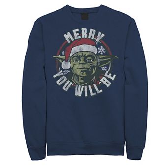 Men's Star Wars Merry Yoda Sweatshirt