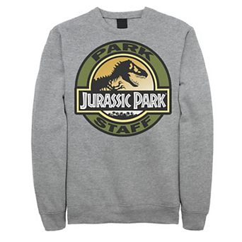 Men's Jurassic Park Staff Icon T-Rex Skeleton Fleece