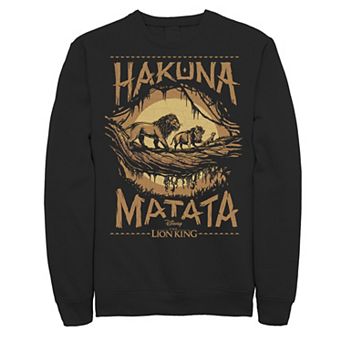 Disney's The Lion King Men's Live Action Hakuna Matata Sunset Sweatshirt