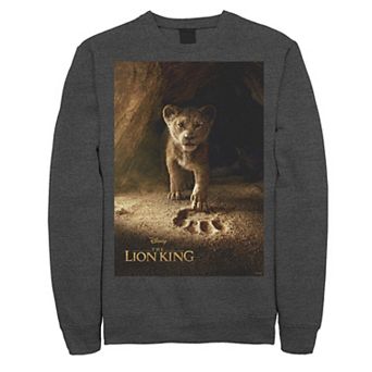 Disney's The Lion King Men's Simba Paw Live Action Movie Sweatshirt