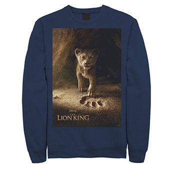 Disney's The Lion King Men's Simba Paw Live Action Movie Sweatshirt