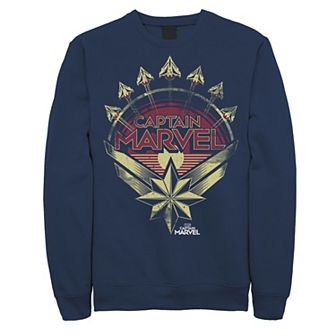 Men's Marvel Captain Marvel Badge Logo Sweatshirt