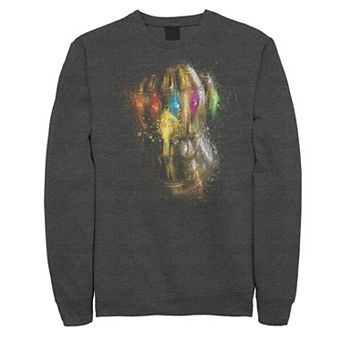 Men's Marvel Avengers Endgame Gauntlet Painting Sweatshirt