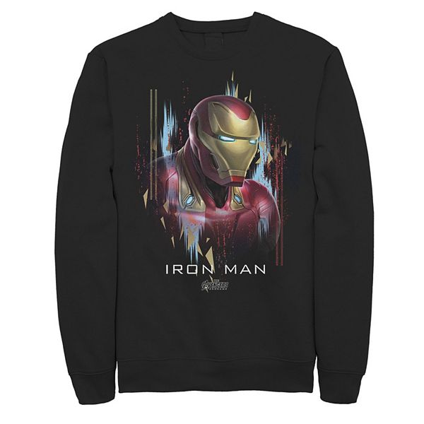 Men's Marvel Avengers: Endgame Iron Man Splatter Sweatshirt