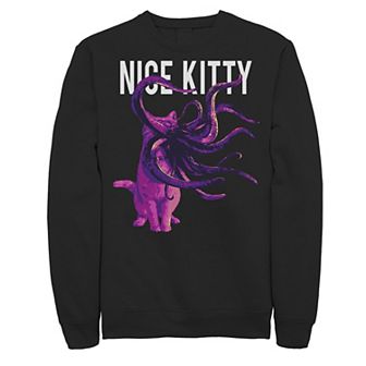 Men's Marvel Captain Marvel Goose Nice Kitty Tentacle Sweatshirt
