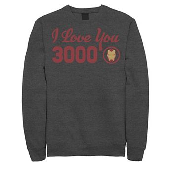 Men's Marvel Iron Man I Love You 3000 Sweatshirt