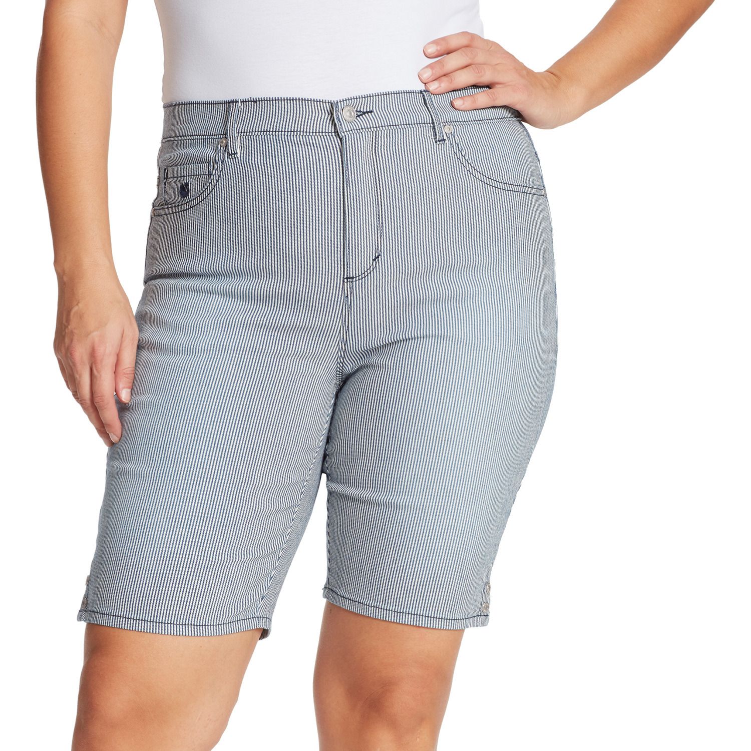 gloria vanderbilt plus shorts